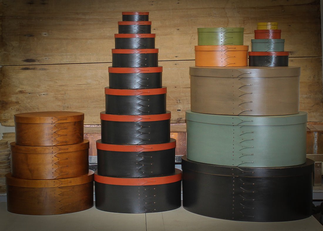 Suffolk Shaker Shop #5 Walnut Yarn Box with Removable Tray – Hobby