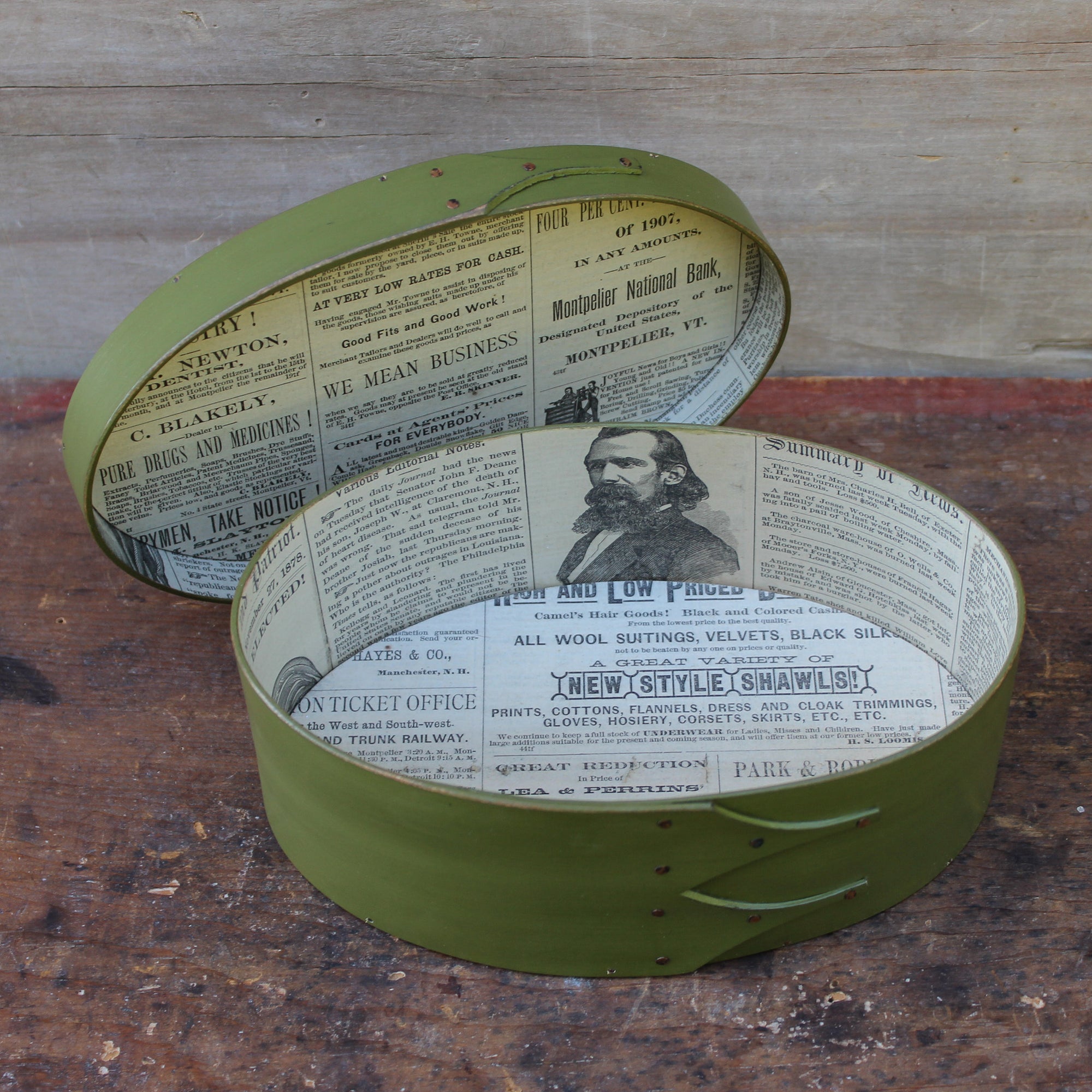 Paper-Lined Shaker Boxes