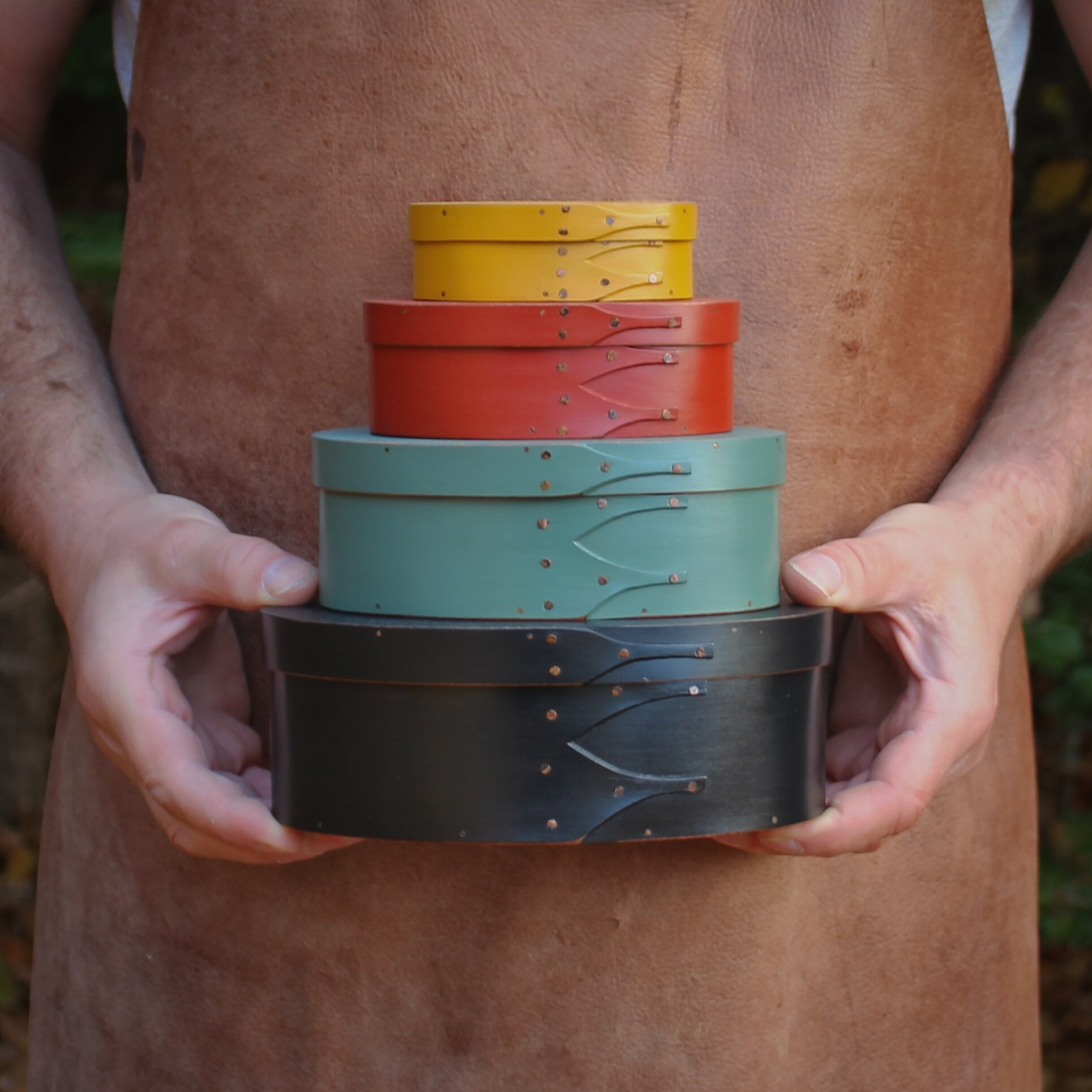 Stack of Four Boxes, Sizes #0 through #3 **2nd, Discounted**