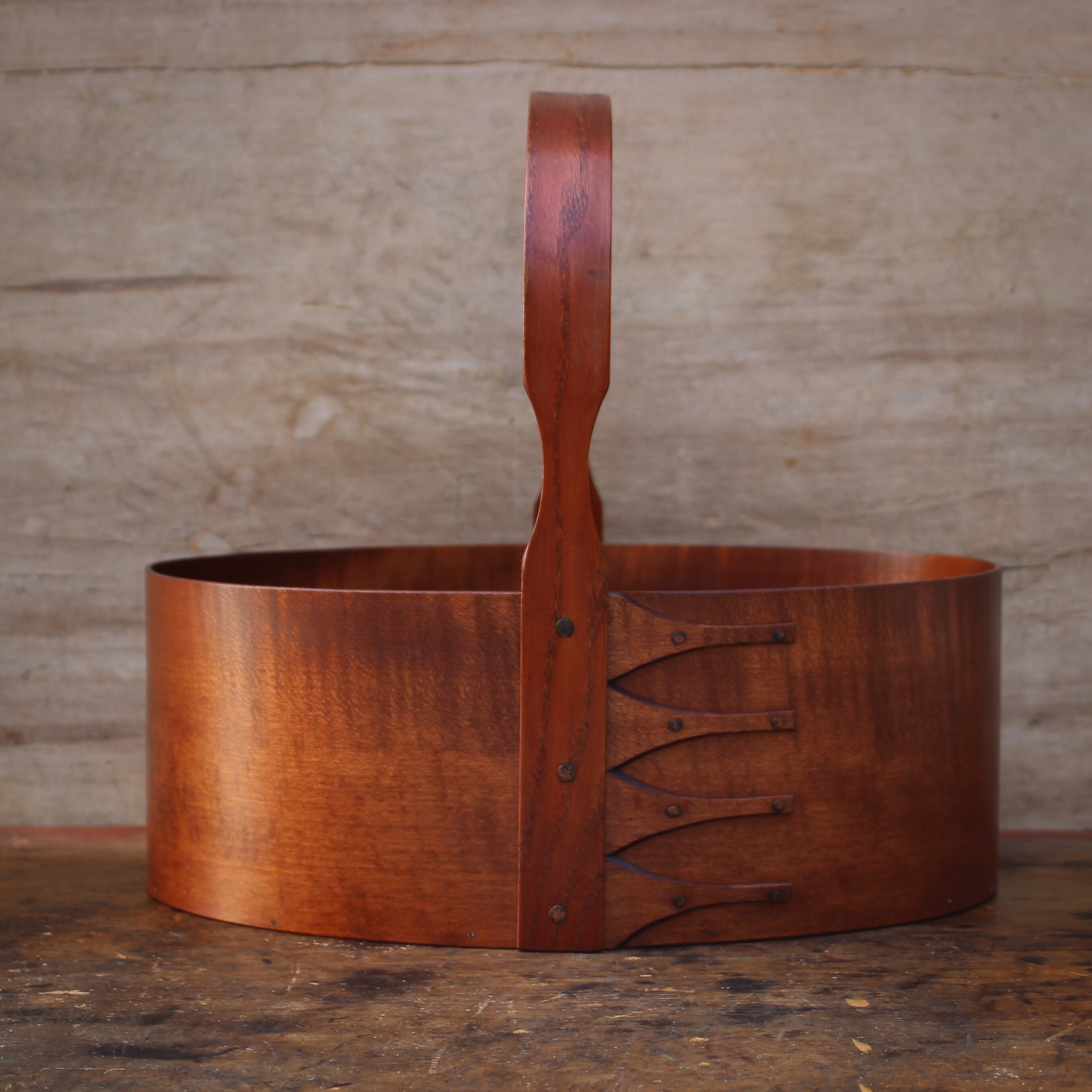 Size #6 Carrier, Antiqued Natural Finish