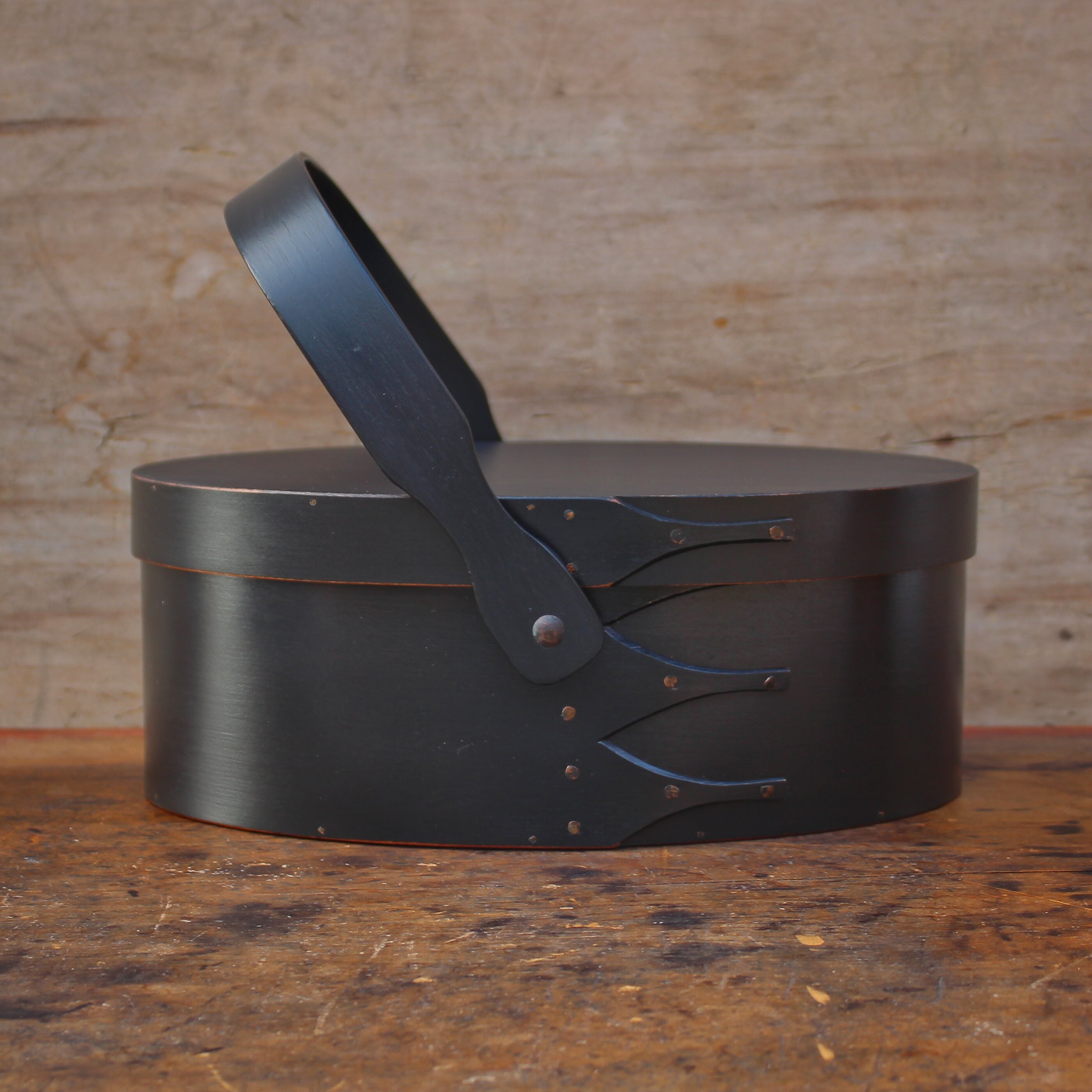 Swing Handle Carrier, Black Milk Paint Finish