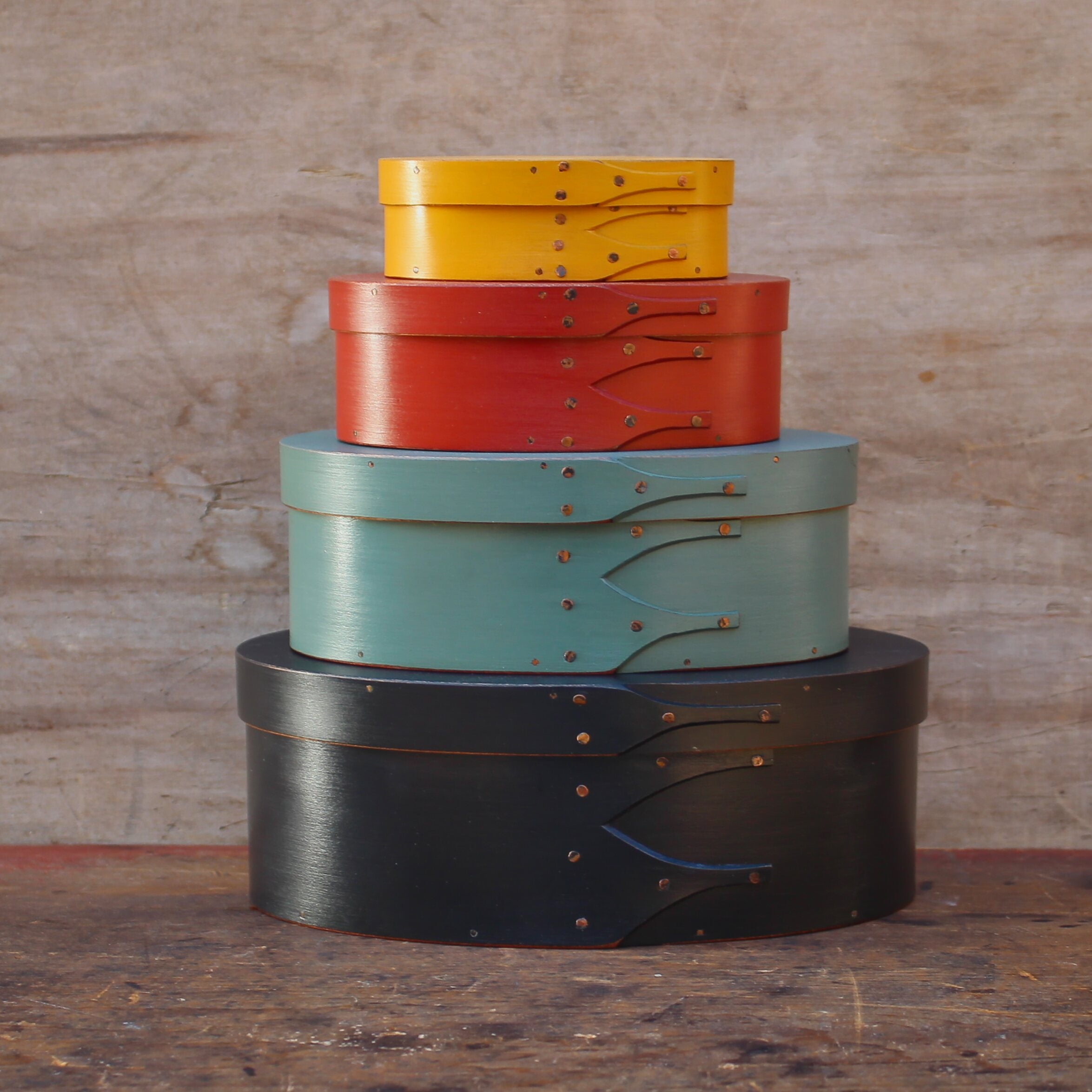 Stack of Four Boxes, Sizes #0 through #3 **2nd, Discounted**
