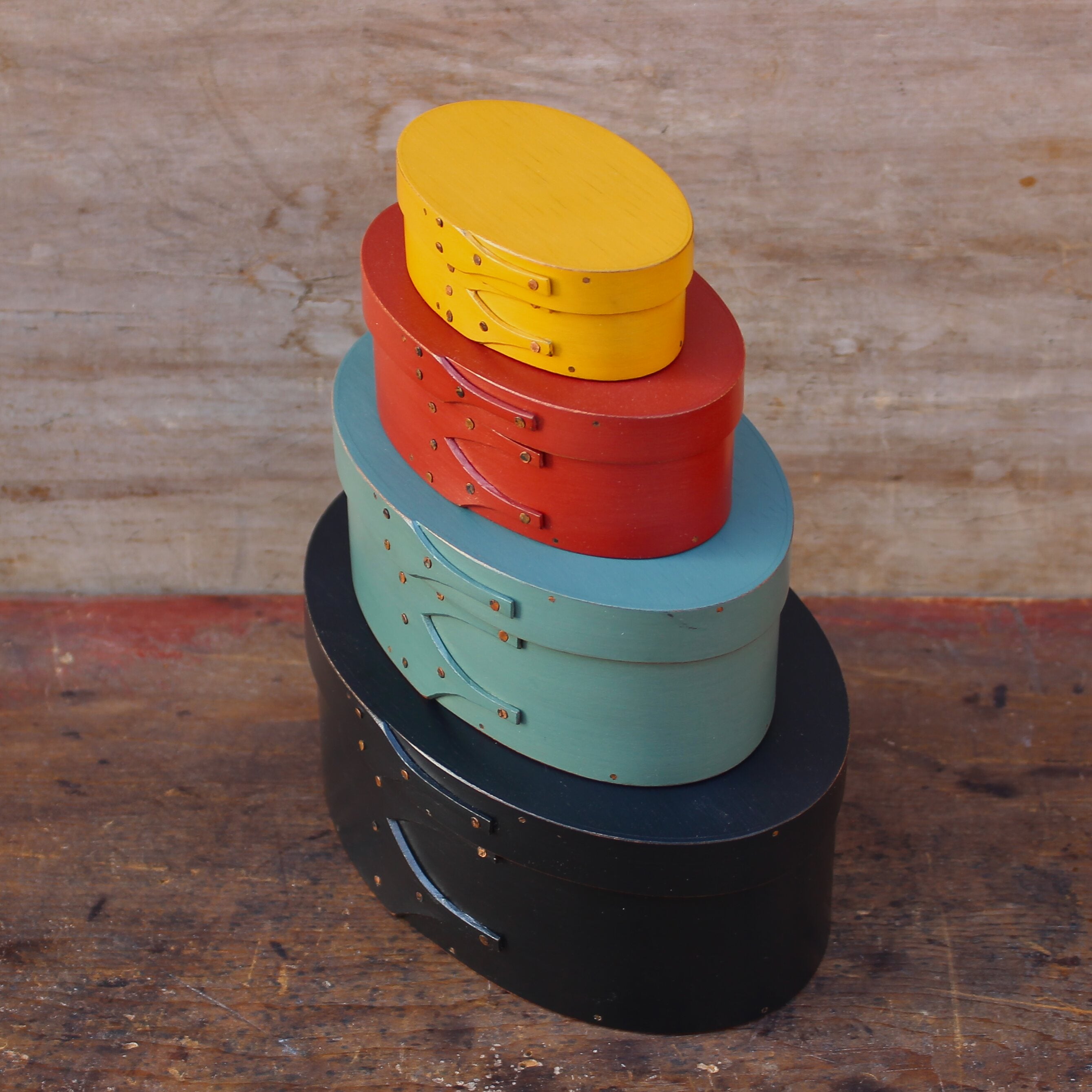 Stack of Four Boxes, Sizes #0 through #3 **2nd, Discounted**