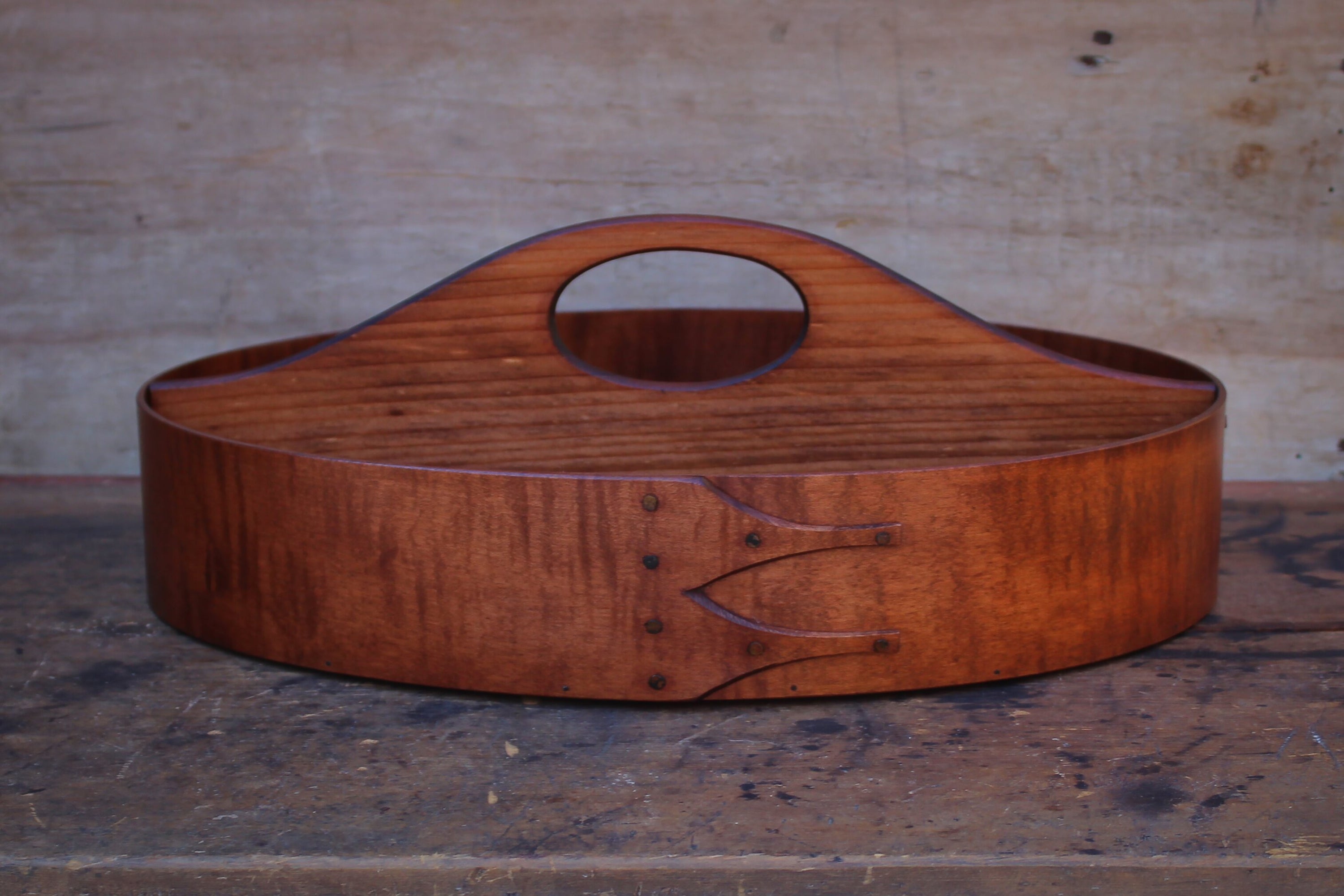 Divided Carrier, Antiqued Natural Finish **2nd, Discounted**