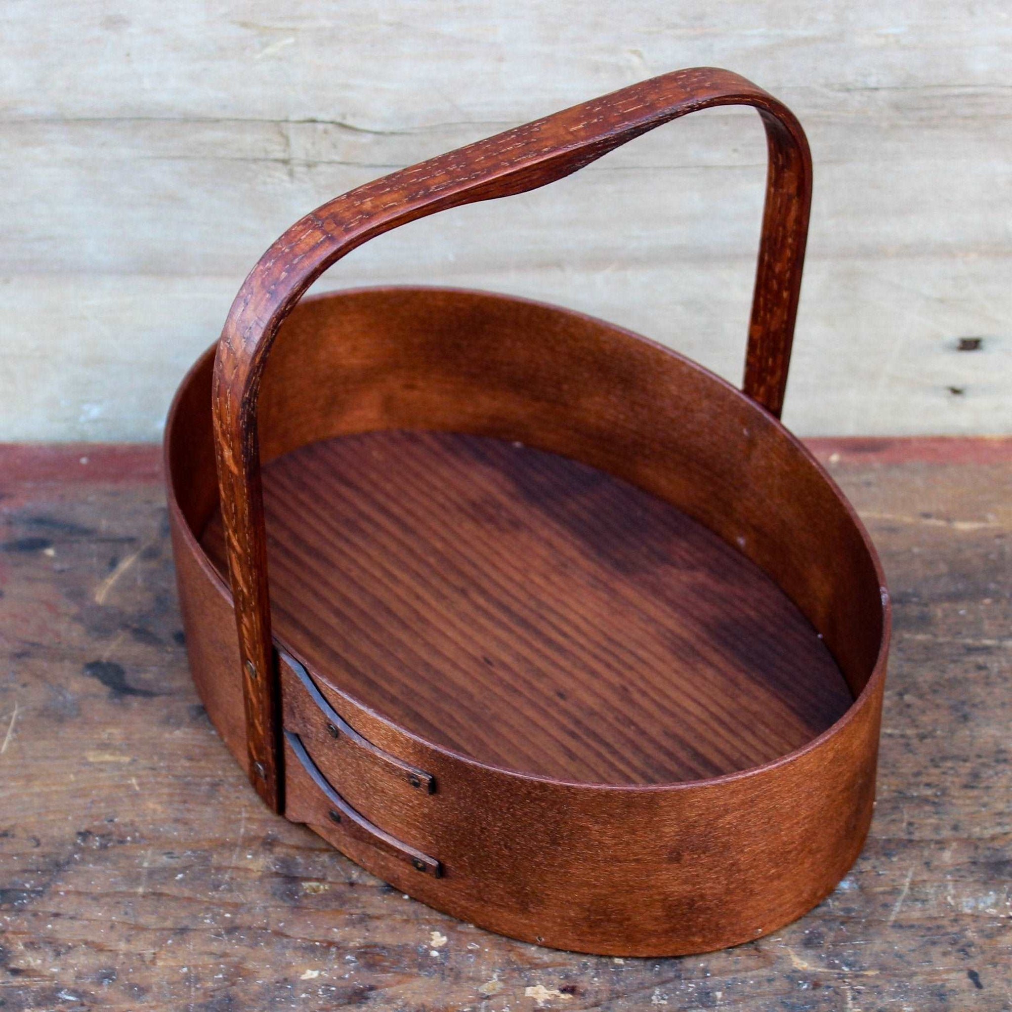 Medium Shaker Style Sewing Carrier, LeHays Shaker Boxes, Handcrafted in Maine