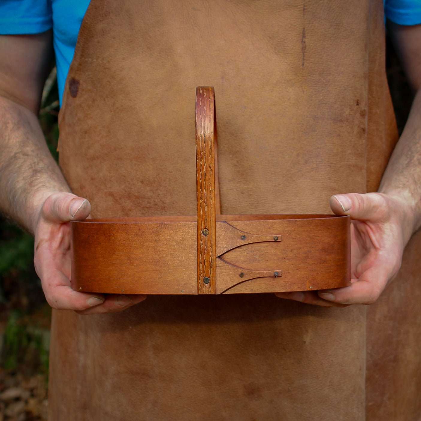 Medium Shaker Style Sewing Carrier, LeHays Shaker Boxes, Handcrafted in Maine