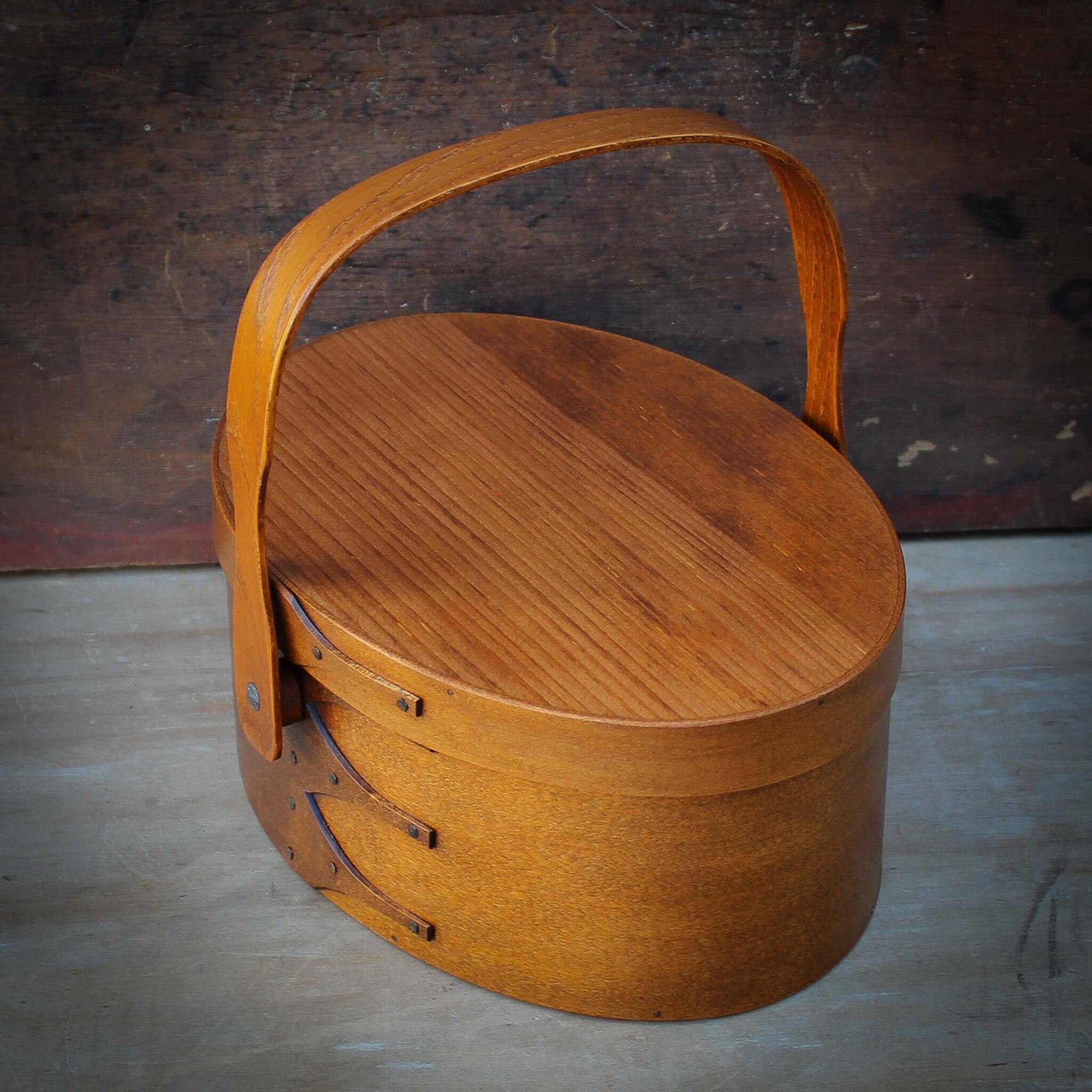 Shaker Swing Handle Carrier, LeHay's Shaker Boxes