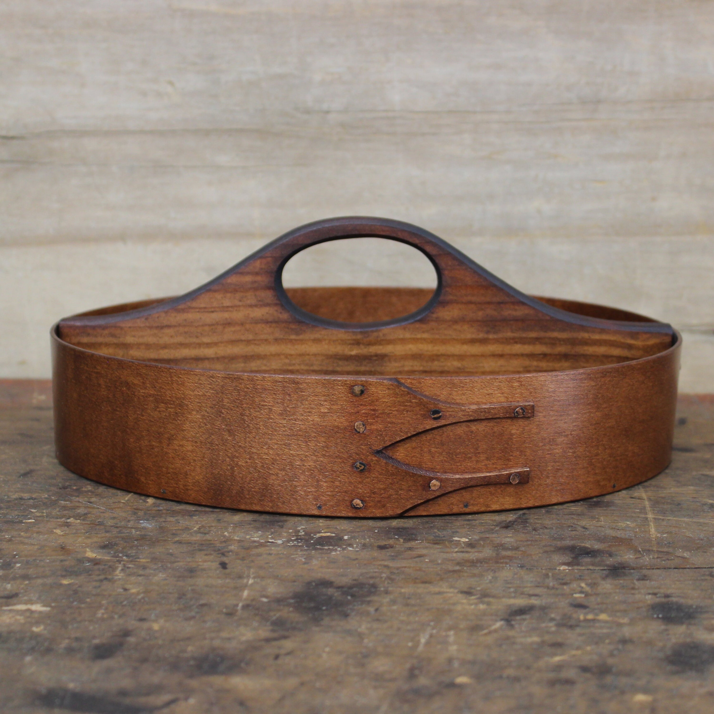 Pre-Order – Size #5 Divided Carrier – Antiqued Natural (Ships End of September)