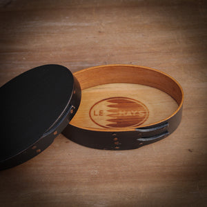 Shaker Oval Box, Size #0, LeHays Shaker Boxes, Handcrafted in Maine.  Interior View