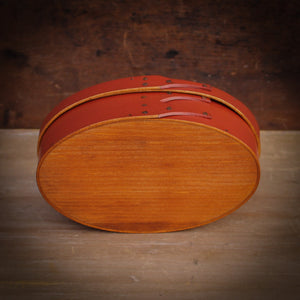 Shaker Oval Box, Size #1, LeHays Shaker Boxes, Handcrafted in Maine.  Bottom View