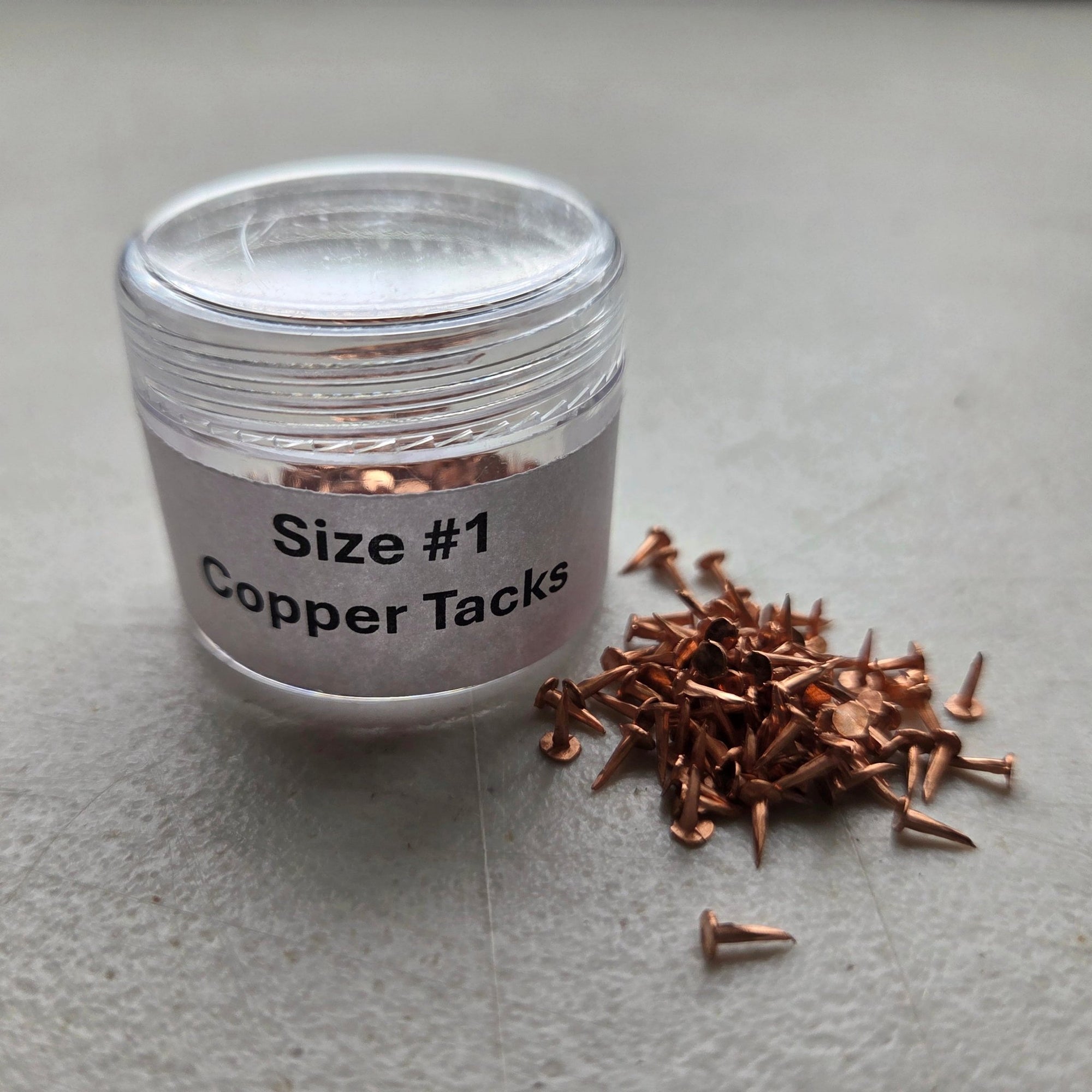 Size #1 Copper Tacks – ½ oz package