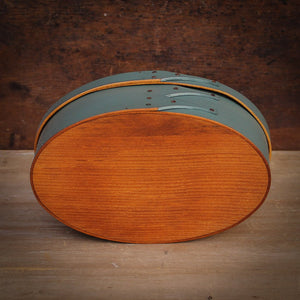 Shaker Oval Box, Size #2, LeHays Shaker Boxes, Handcrafted in Maine.  Bottom View